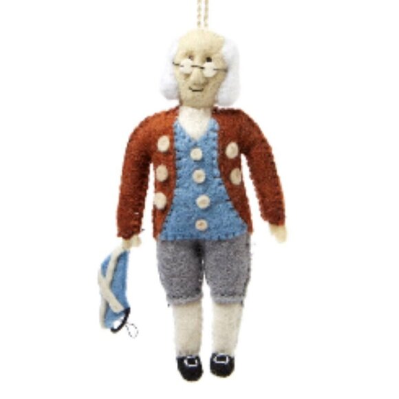 Ben Franklin Ornament - Picture 1 of 5